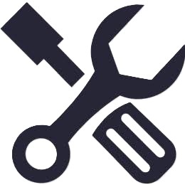 Wrench and screwdriver icon representing Vapacc empty vape hardware warranty service and maintenance options.