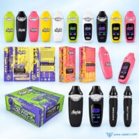 Alien Labs Dual Chamber 2g empty disposable vape hardware complete set with retail packaging boxes by Vapacc