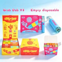 Wholesale empty Grab Dab V3 disposable vape hardware in 1ml and 2ml