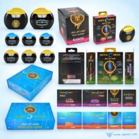 Muha Meds x Cookies 2g Dual flavor empty vape hardware with master case and retail packaging.