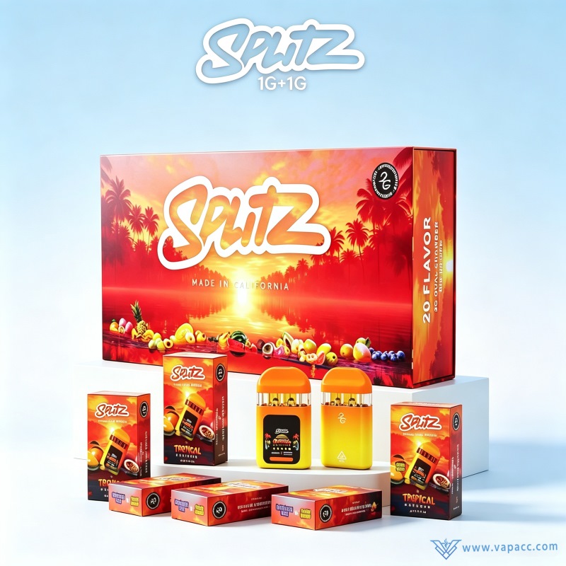 Splitz 2g Tropical Edition Dual-flavor Empty Cart - Image 2