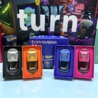 Retail window packaging boxes for 1ml and 2ml Turn V3 Retrovision empty vapes