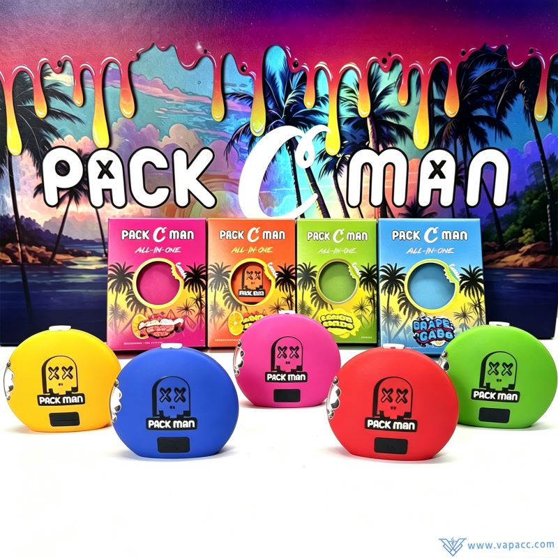 Packman x Cookies 1G empty all in one disposable vape devices with packaging boxes