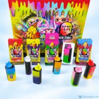 Packman x Melt V2 empty disposable vape pen 1ml hardware set with retail boxes