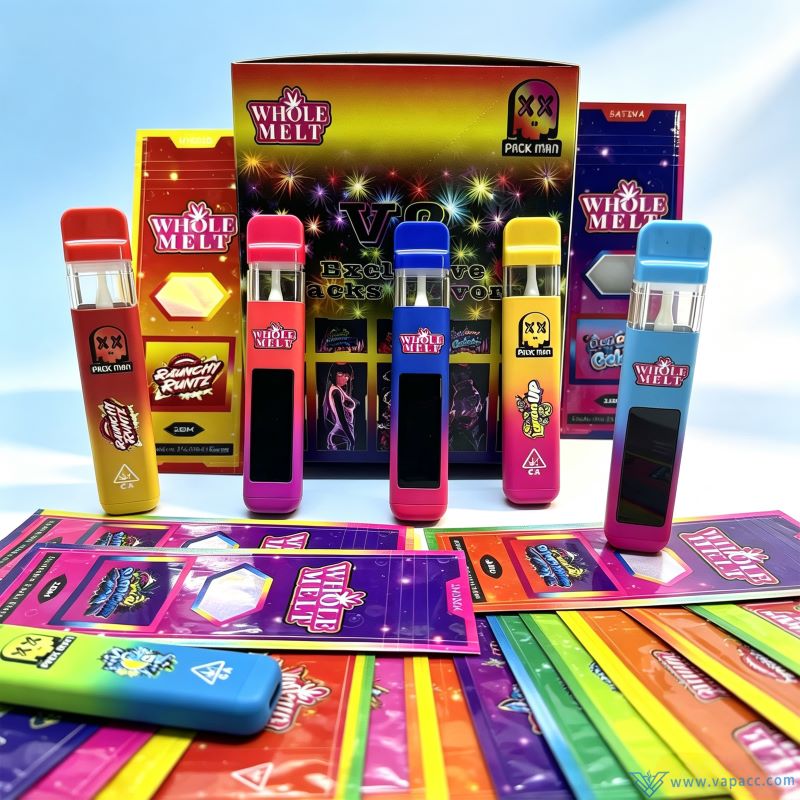 Whole Melt Packman V2 Disposable Vape Pen - With LED Screen - Image 5