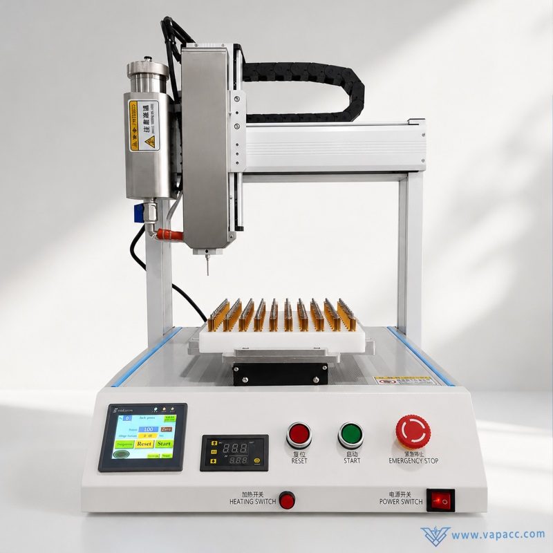 Factory stock available for single-head automatic vape filling machines.