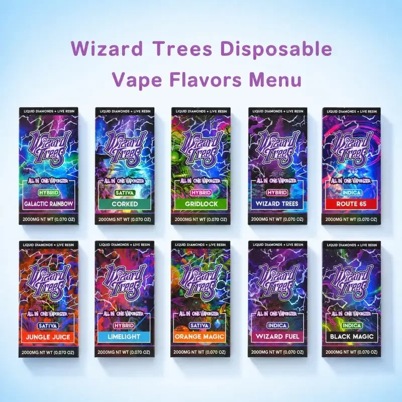 wizard-trees-disposable-vape-flavors-menu